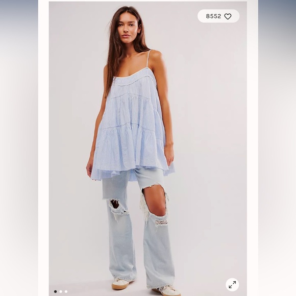 Boho💜 Summer sundress lilac dress small NWT 💜 - Picture 11 of 12